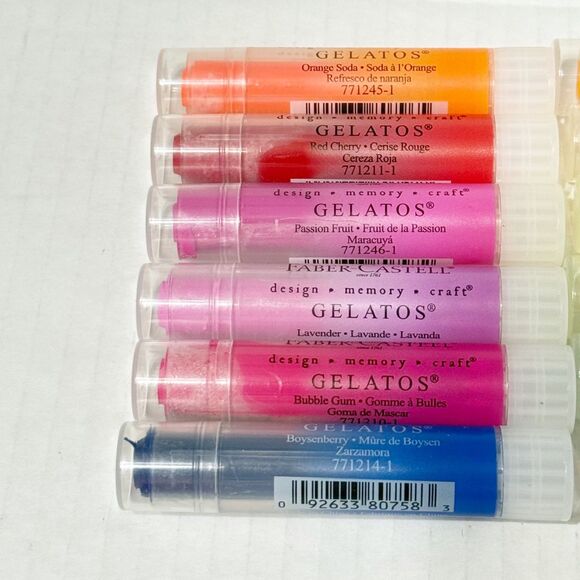 NEW Faber-Castell Gelatos Set Of 10 BRIGHTS Colors Set Water-soluble Crayons - Picture 4 of 7
